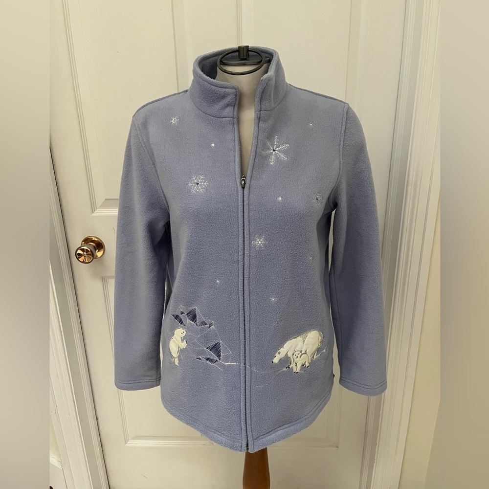 Northern Reflections full zip fleece sweater/jacket size large